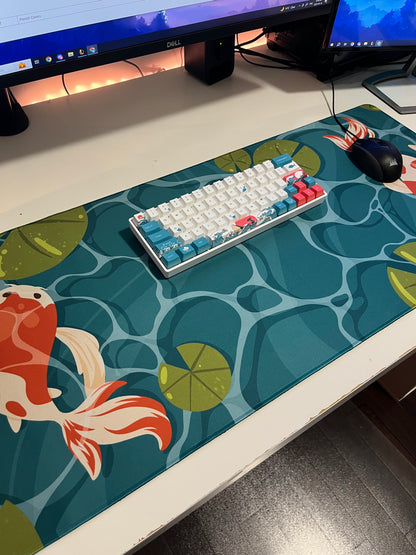 Koi Fish Desk Mat