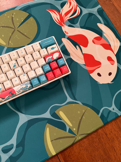 Koi Fish Desk Mat