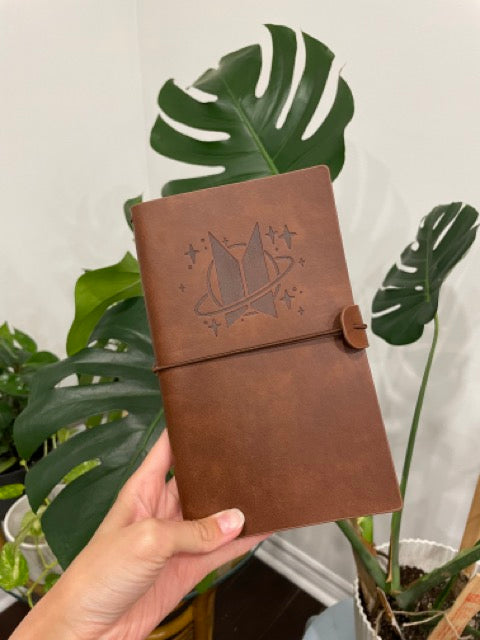 BTS Vegan Leather Travel Journal